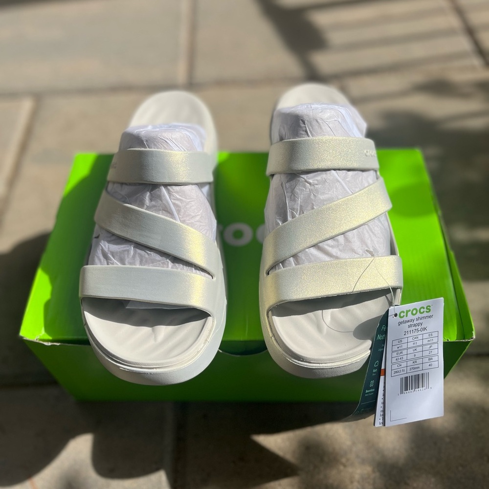 CROCS Kids' Cream Sandals